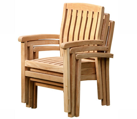 Marley Wide Slat Arm Chair
